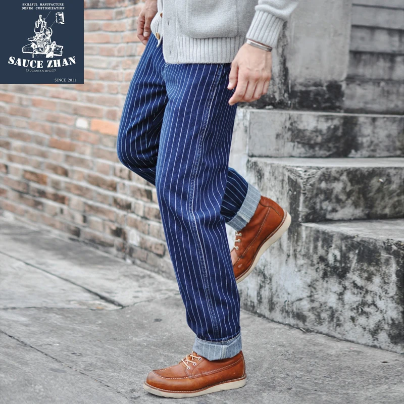 Levis Jeans 501 - Saucezhan Striped Jeans Men Vintage Men