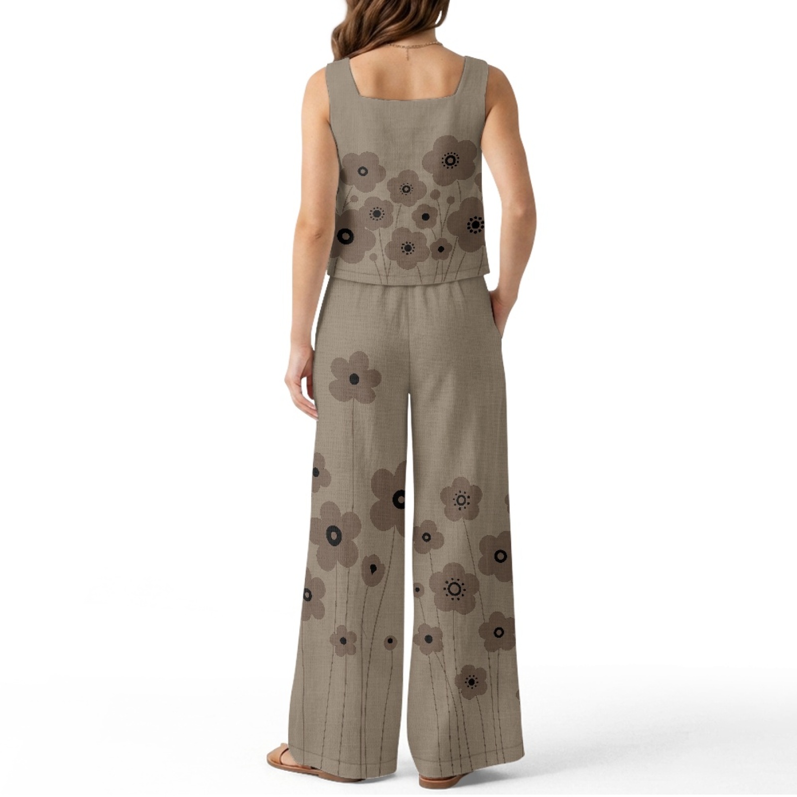 INSTANTARTS Women’s Linen Vest - огляд і ціна Linen Pant Wide