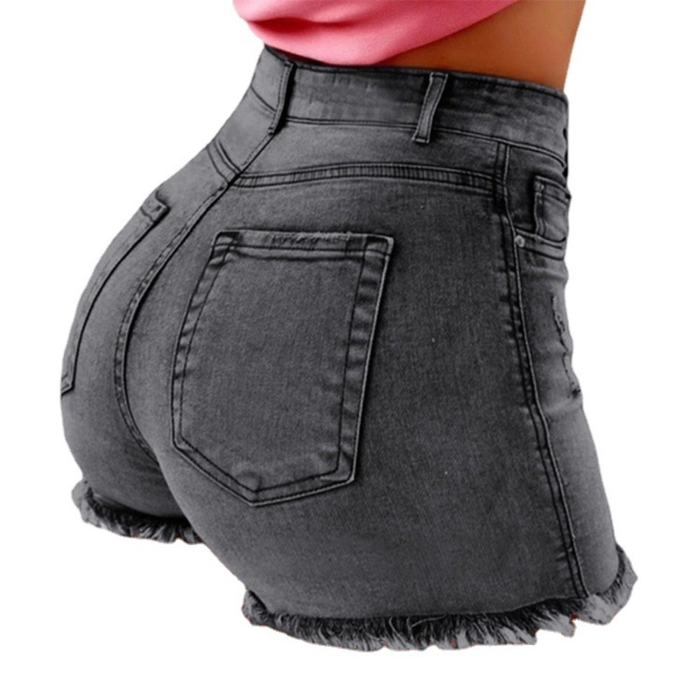 Women's High Waisted Distresse - огляд і ціна Shorts Denim Frayed