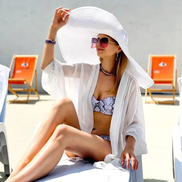 Oversized Beach Straw Hats for - огляд і ціна Hat Floppy Wide