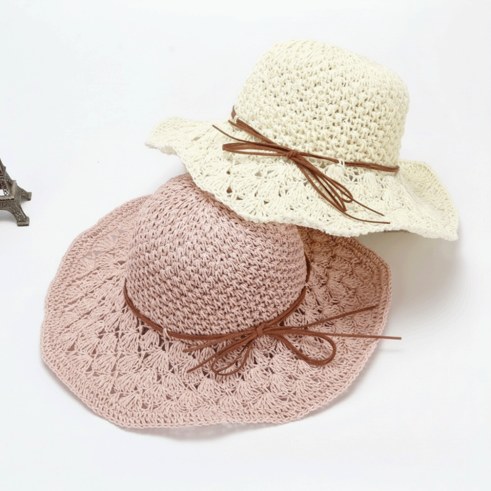 Handwoven Crochet Straw Hat Wi - огляд і ціна Hat Floppy Wide