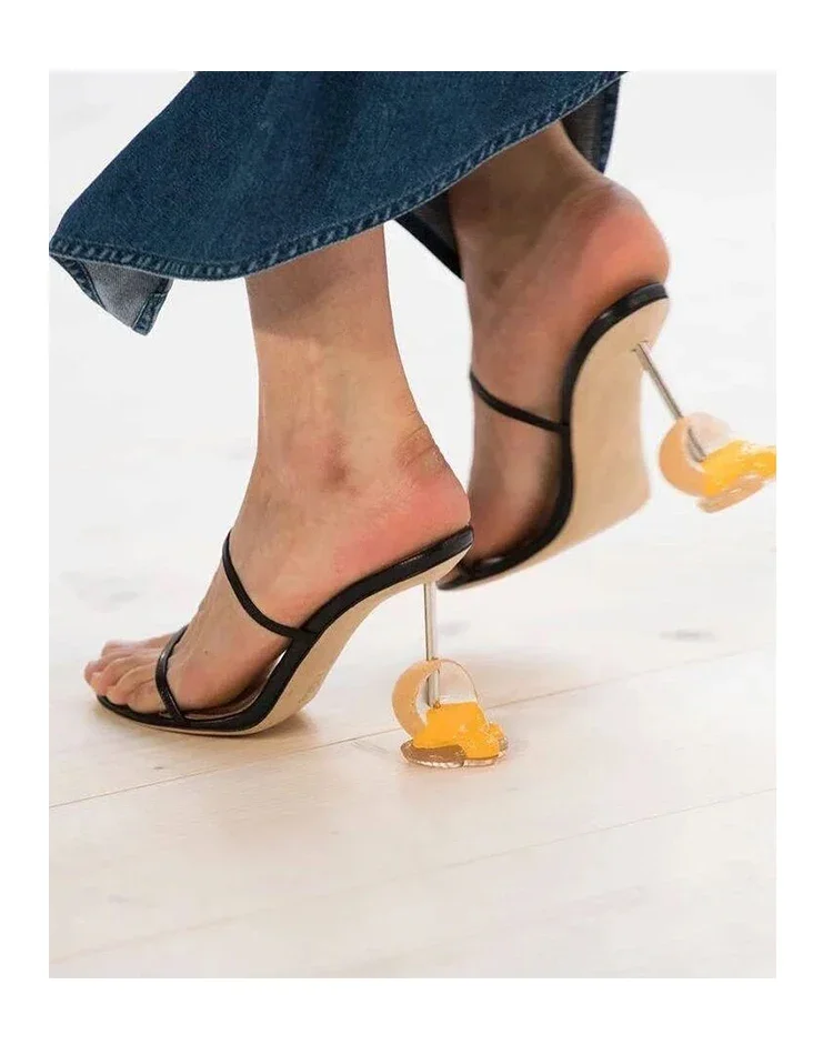 Summer Strappy Sandals Open To - огляд і ціна Sandal Strappy Heeled