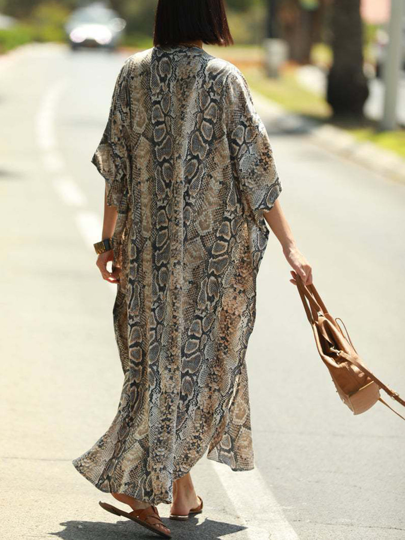 Bohemian Print Beach Cover-Up  - огляд і ціна Cover Up Kaftan