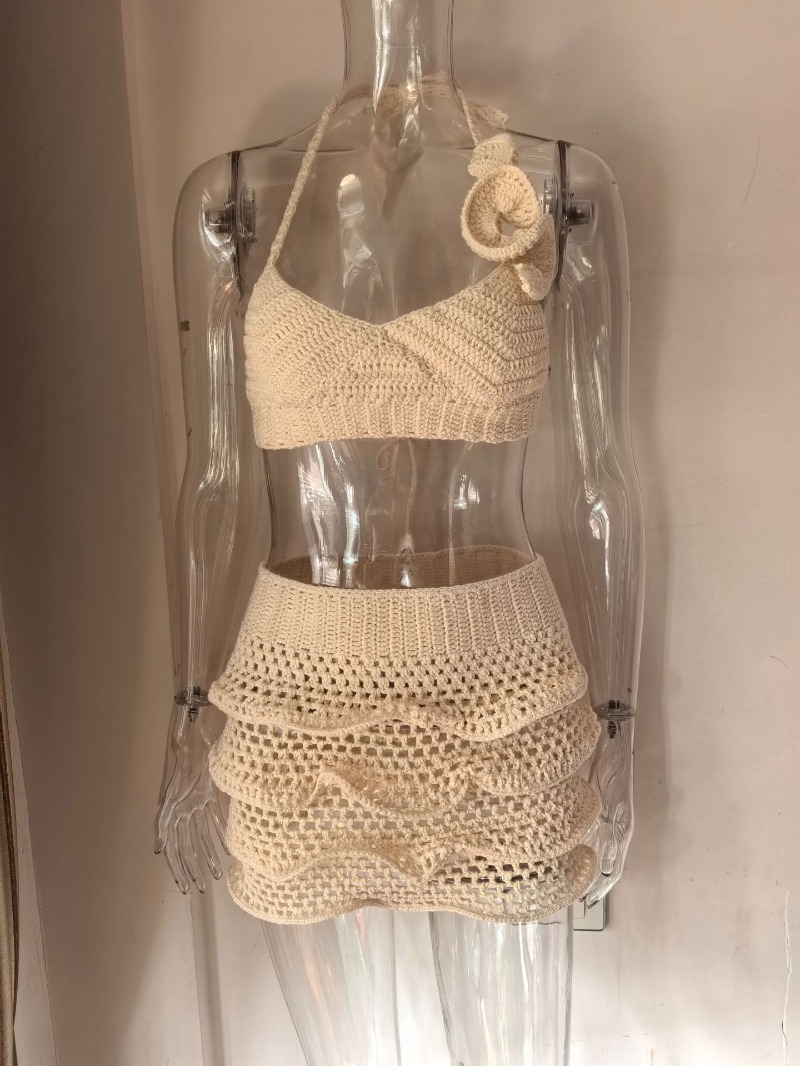 Women Hand Crochet Knitted Ruf - огляд і ціна Crop Top Crochet