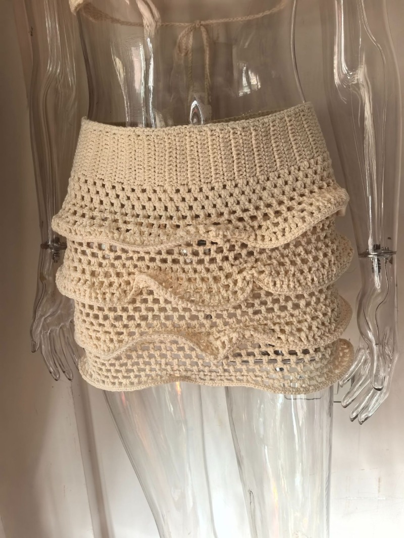 Women Hand Crochet Knitted Ruf - огляд і ціна Crop Top Crochet
