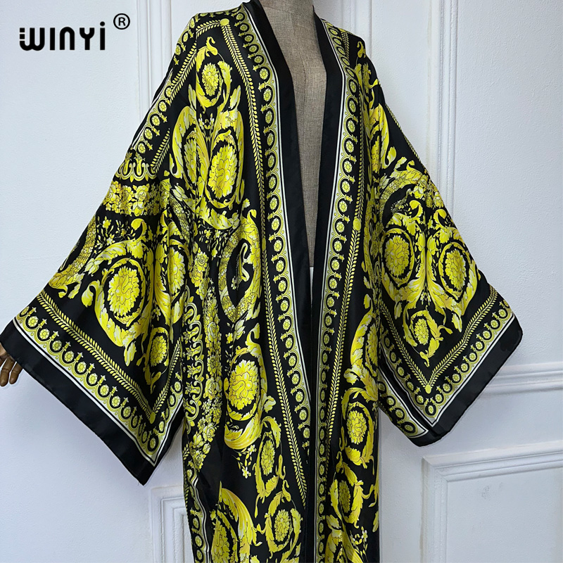 WINYI Africa boho print Kimono - огляд і ціна Cover Up Kaftan