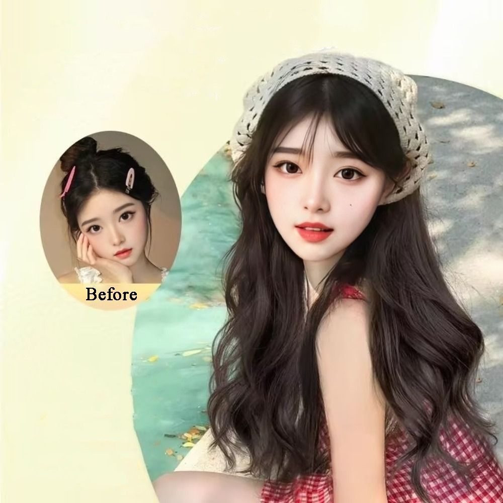 Fashion 65CM Wig Triangle Head - огляд і ціна Headband Summer Knit