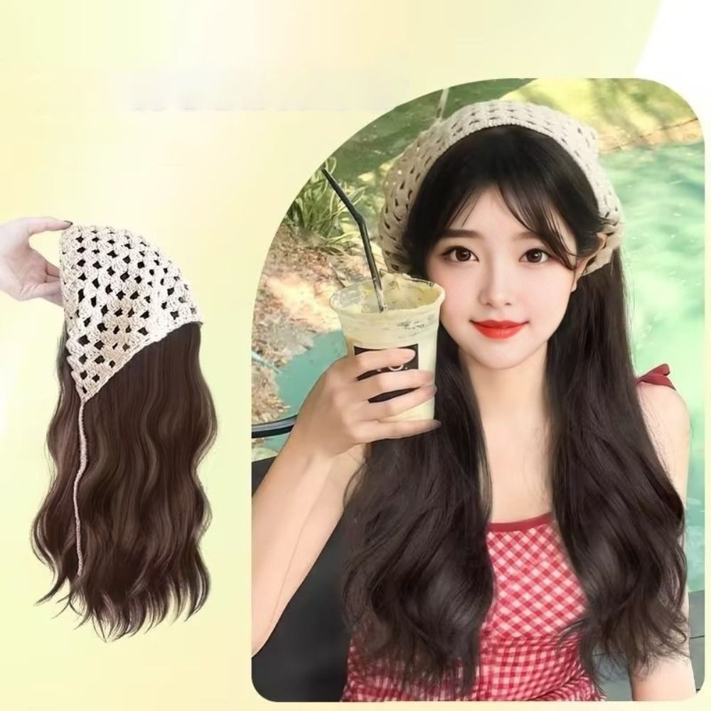Fashion 65CM Wig Triangle Head - огляд і ціна Headband Summer Knit