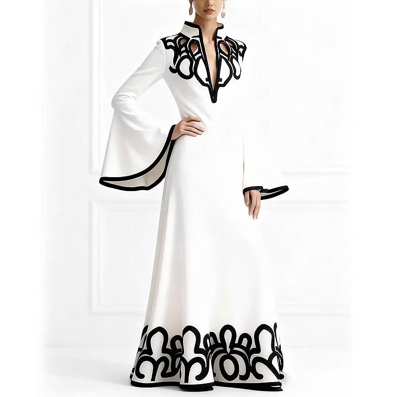 Elegant V-Neck Long Sleeve Flo - огляд і ціна Romper Floral Print