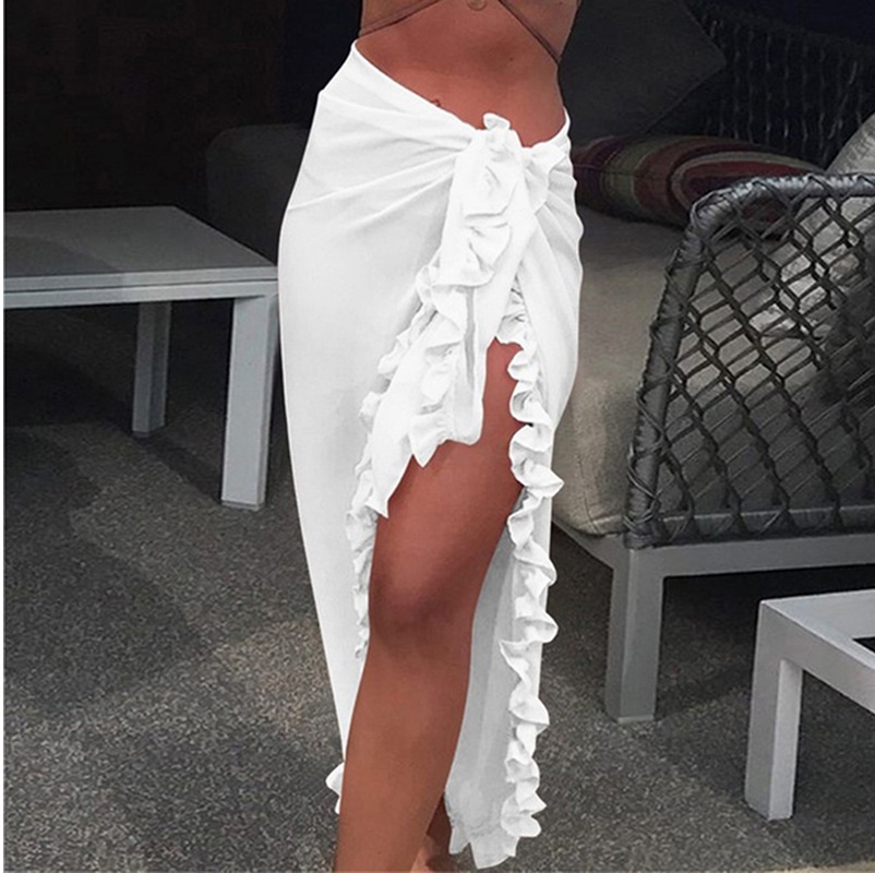 5 Colors Ruffle Sarong for Wom - огляд і ціна Cover Up Kaftan