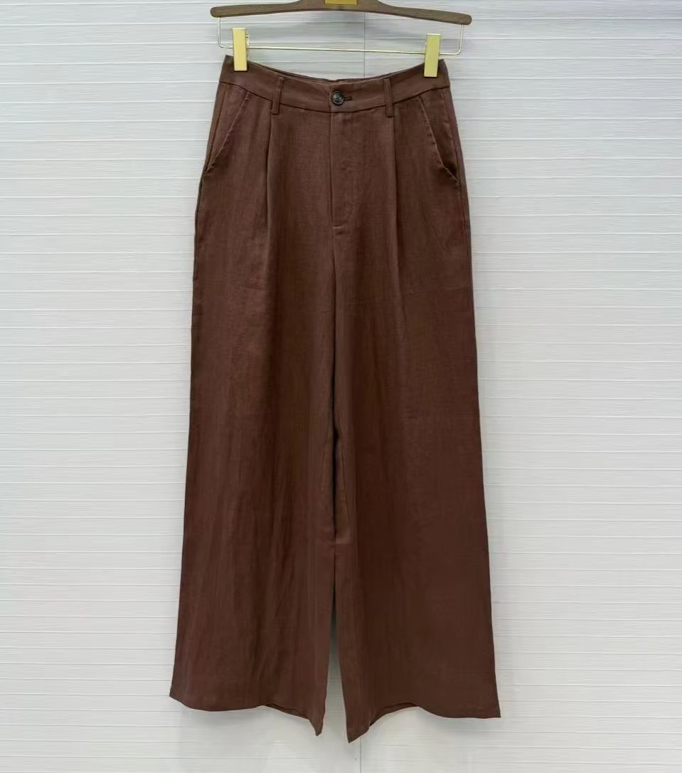 Old Man Qian's linen casual tw - огляд і ціна Linen Pant Wide
