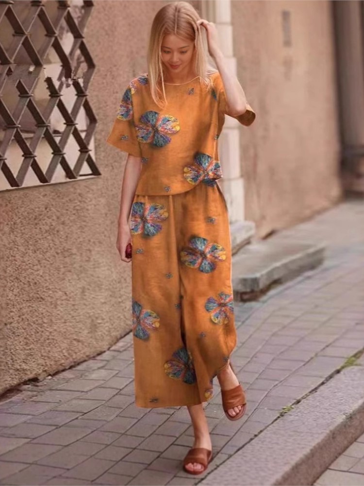 2025 Spring Summer New Plus Si - огляд і ціна Linen Pant Wide