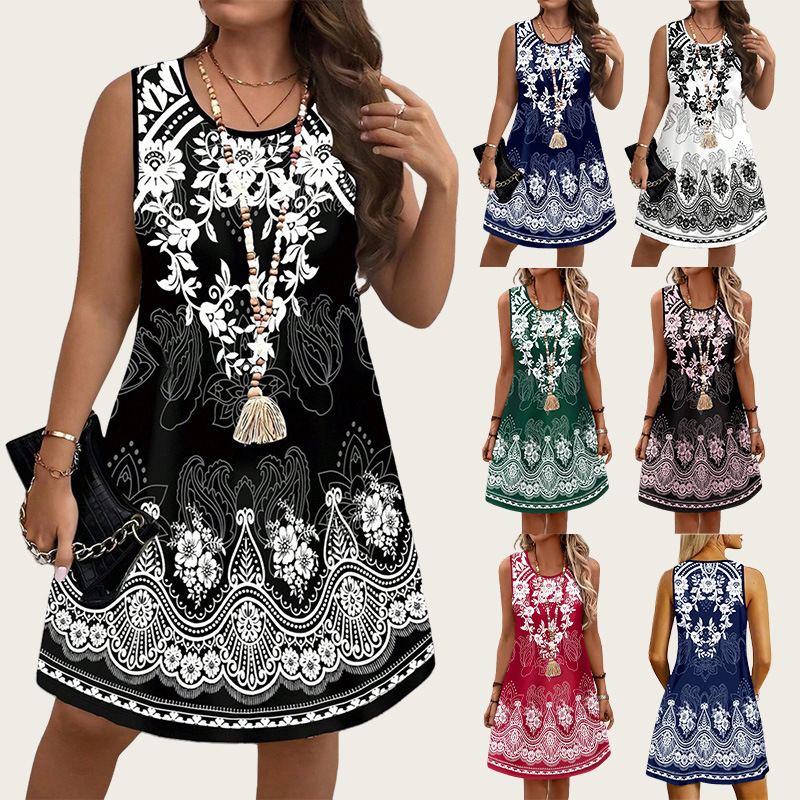 Ethnic Style Vintage Dresses 2 - огляд і ціна Romper Floral Print