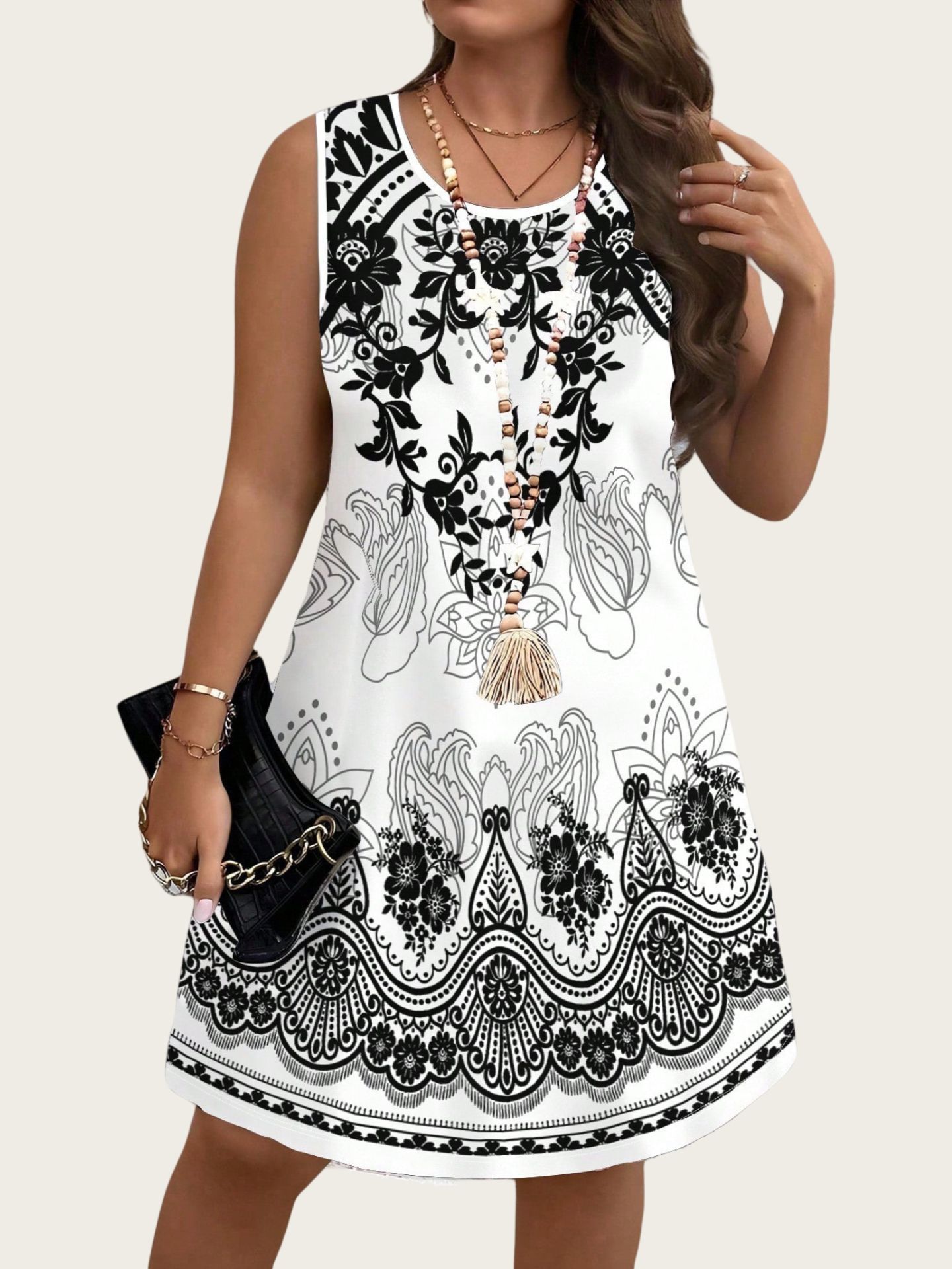 Ethnic Style Vintage Dresses 2 - огляд і ціна Romper Floral Print