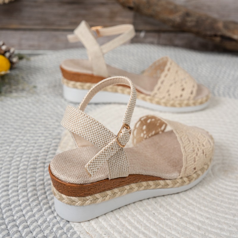 Women Lace Wedge Sandals Espad - огляд і ціна Wedge Espadrille Women
