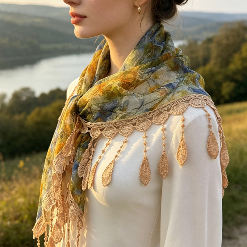 Vintage Floral Lace Hollow Tas - огляд і ціна Cover Up Kaftan