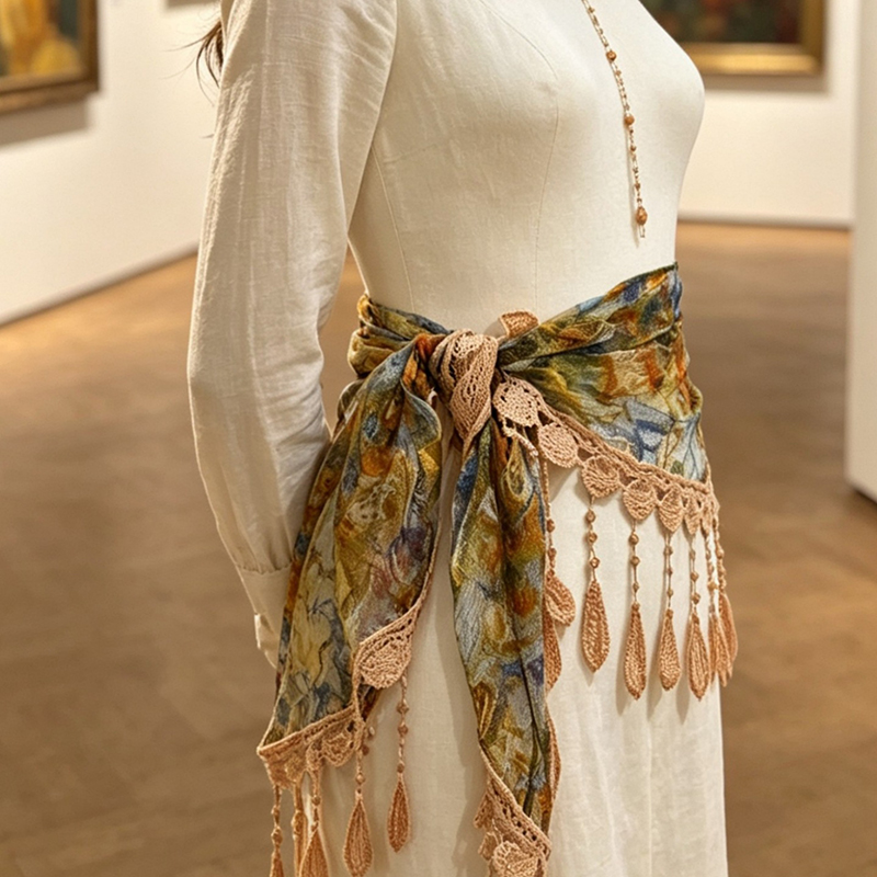 Vintage Floral Lace Hollow Tas - огляд і ціна Cover Up Kaftan