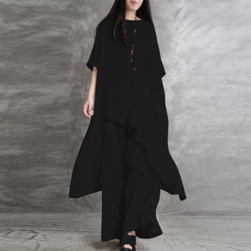 Women's Cotton Linen 2-piece S - огляд і ціна Linen Pant Wide