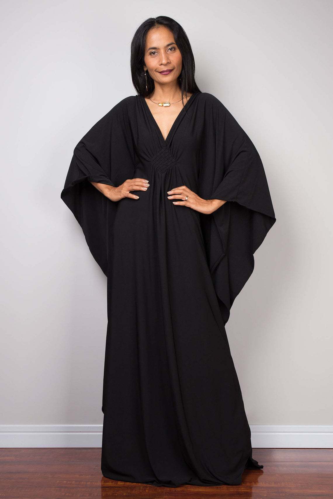Women Solid Color Cover Up V N - огляд і ціна Cover Up Kaftan
