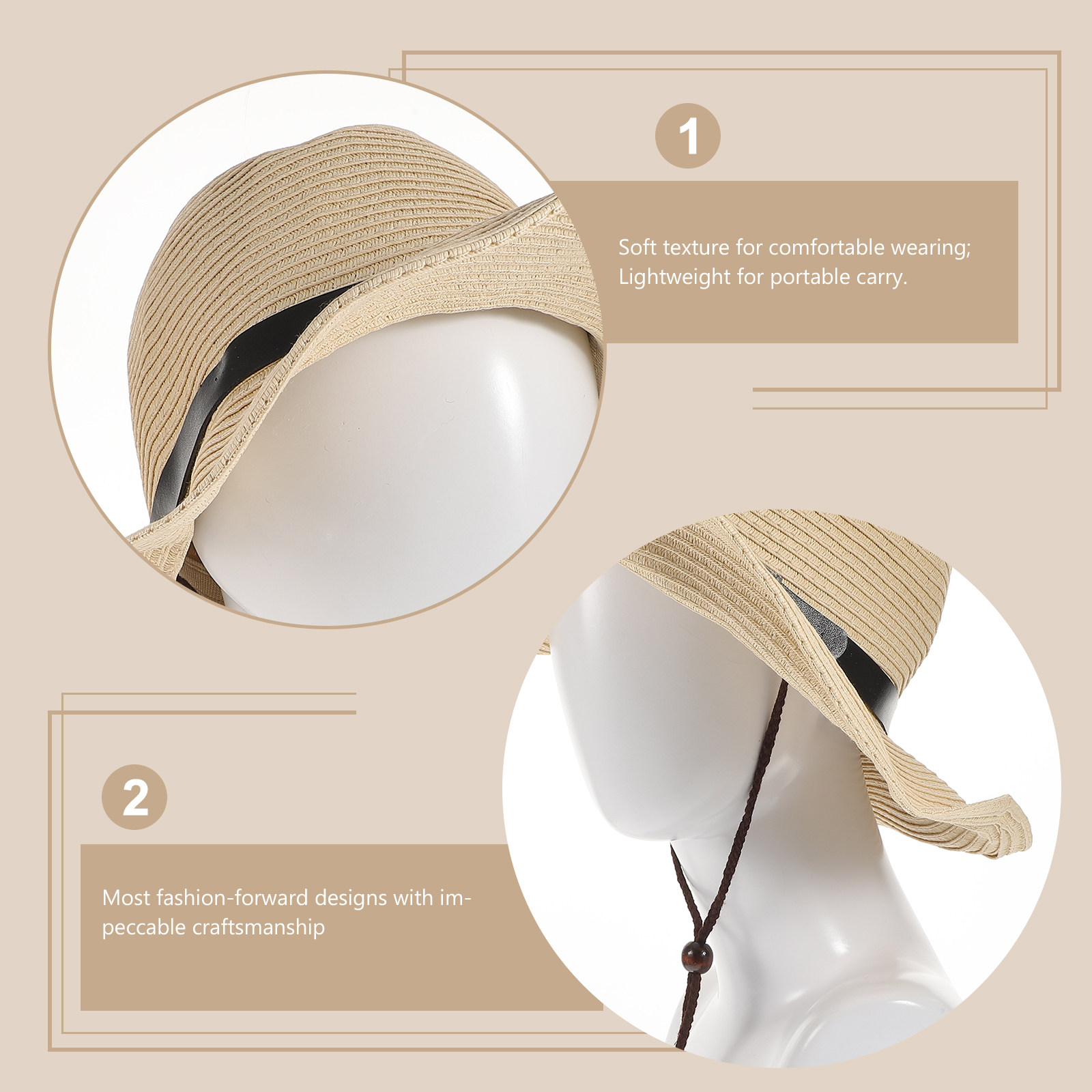 Men Wide Brim Straw Sun Floppy - огляд і ціна Hat Floppy Wide