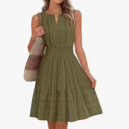 Spring Summer Women's Sleevele - огляд і ціна Linen Dress Wrap