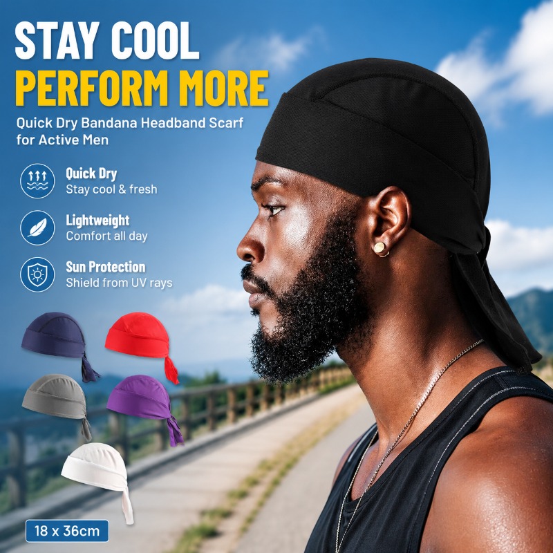 Quick Dry Polyester Bandana He - огляд і ціна Headband Summer Knit