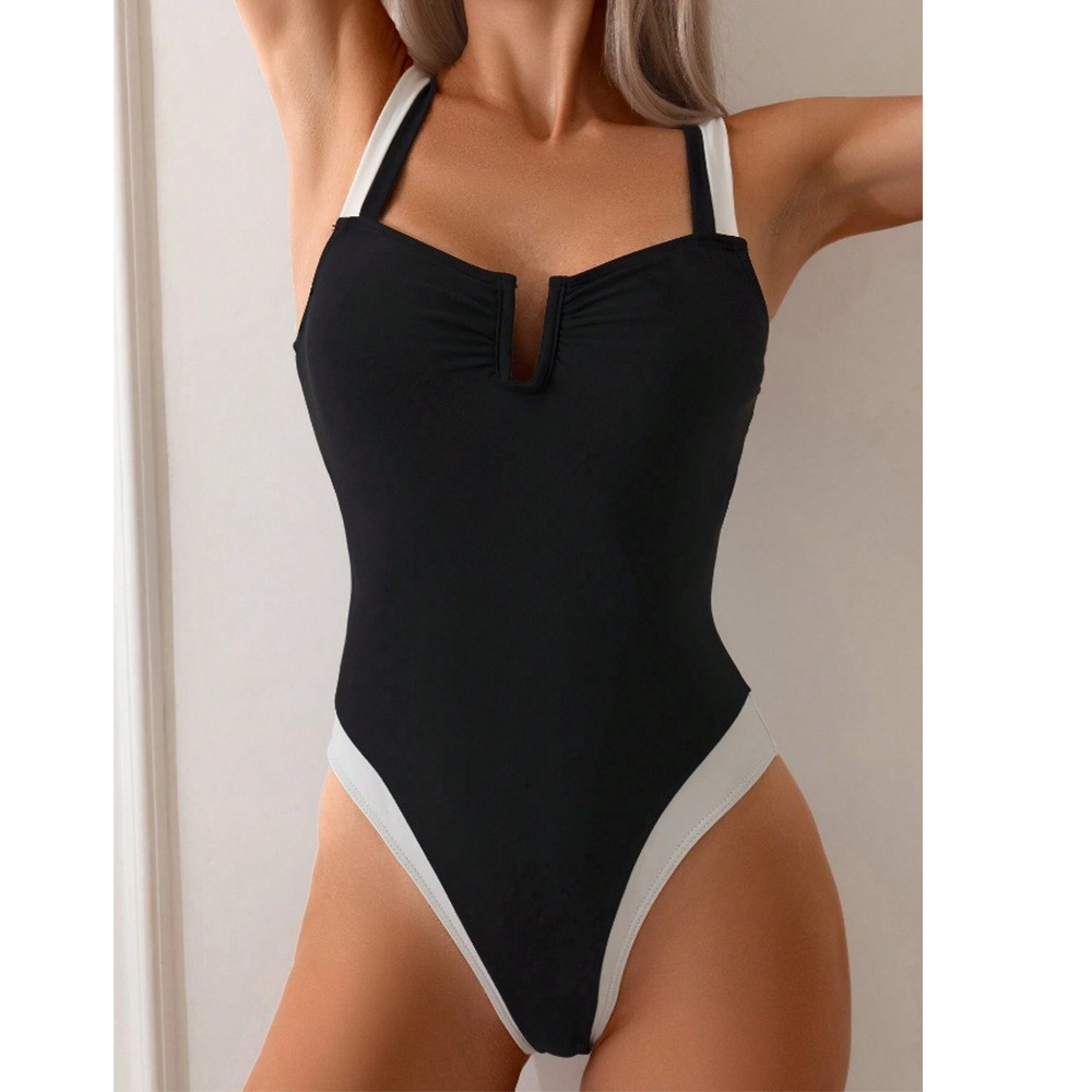 2026 Bikini Woman Tankini Deep - огляд і ціна Swimsuit Bikini Ruched