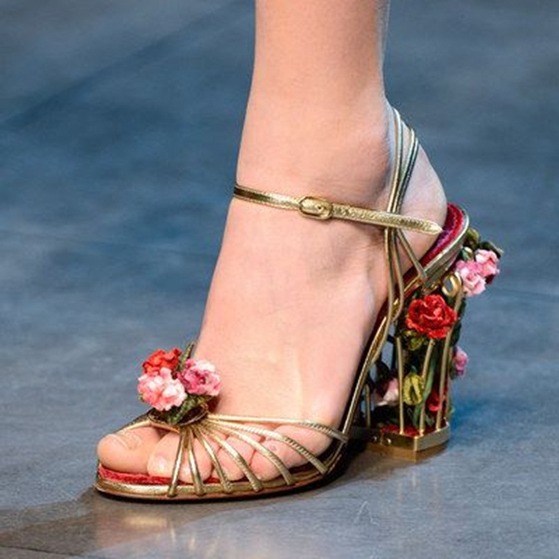 Luxury Bird Cage Women Sandals - огляд і ціна Sandal Strappy Heeled