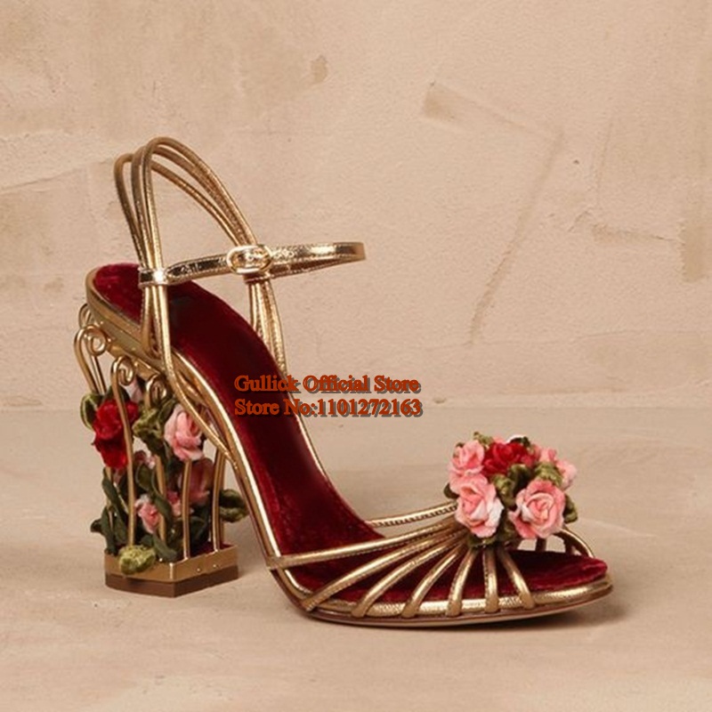 Luxury Bird Cage Women Sandals - огляд і ціна Sandal Strappy Heeled