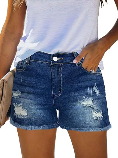 Casual Vintage Denim Shorts Hi - огляд і ціна Shorts Denim Frayed