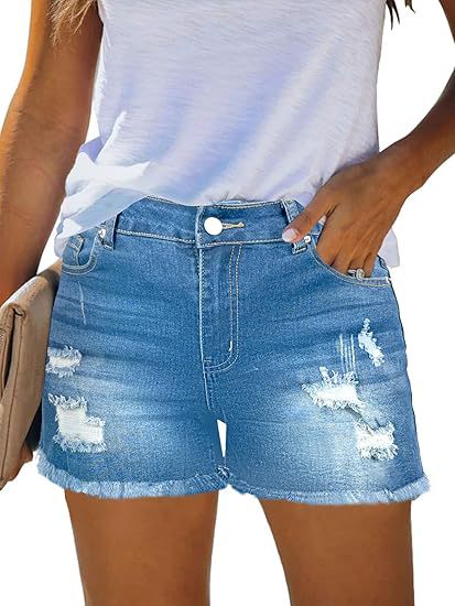 Casual Vintage Denim Shorts Hi - огляд і ціна Shorts Denim Frayed