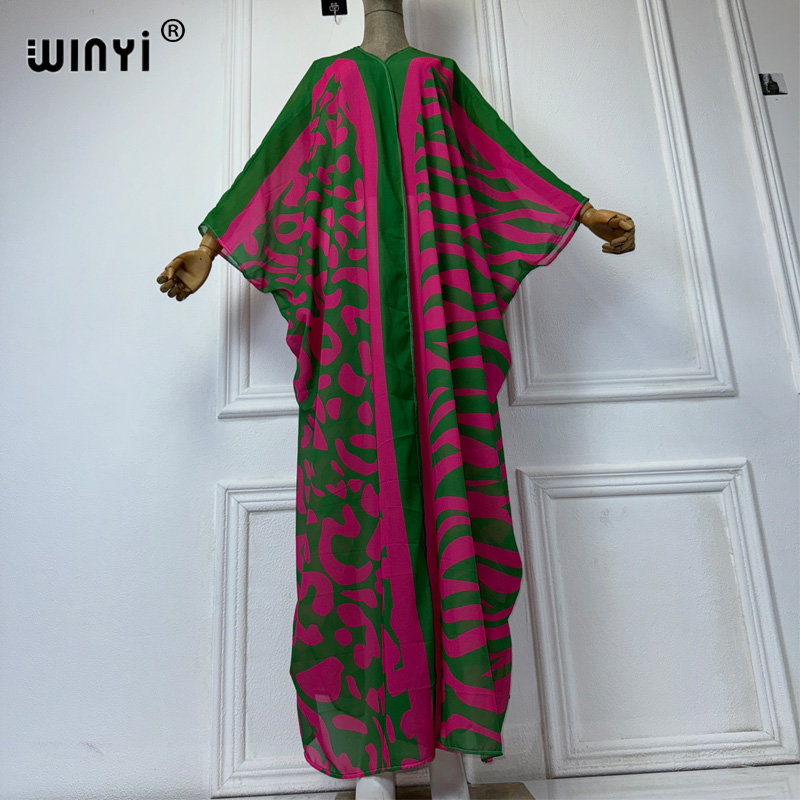 WINYI Africa Bohemia Print Kim - огляд і ціна Cover Up Kaftan