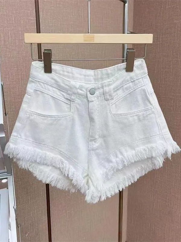 Casual Korean Style Frayed Hem - огляд і ціна Shorts Denim Frayed