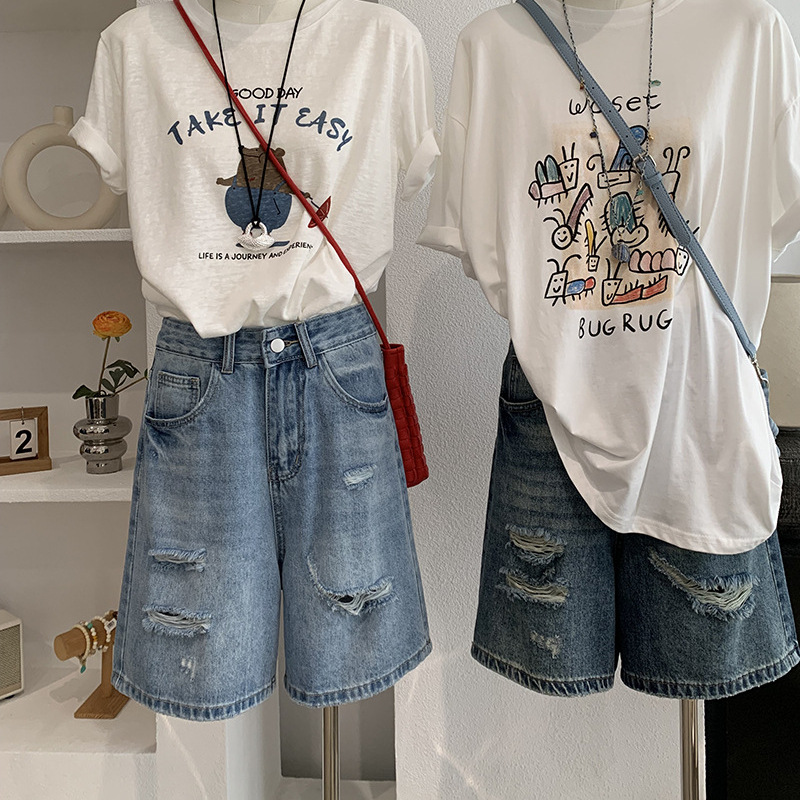 Denim Short Pant Women Jeans V - огляд і ціна Shorts Denim Frayed