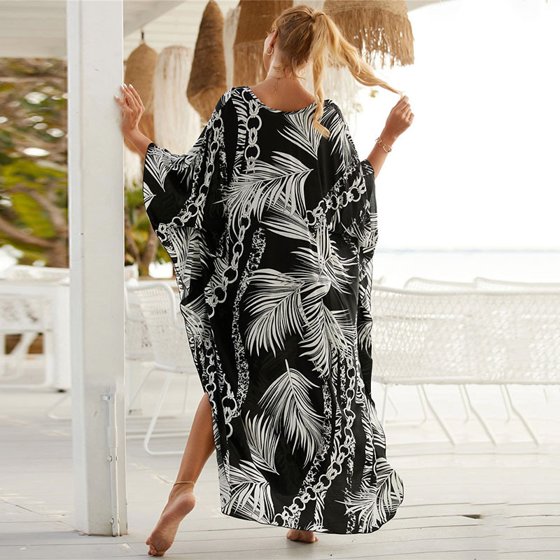 Women's Plus Size Animal Print - огляд і ціна Cover Up Kaftan