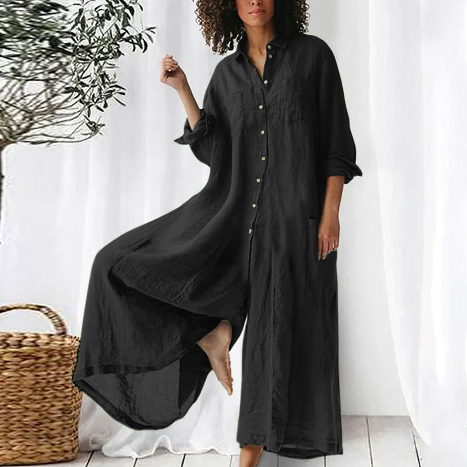 Ladies' Jumpsuit Everyday Long - огляд і ціна Jumpsuit Linen Relaxed