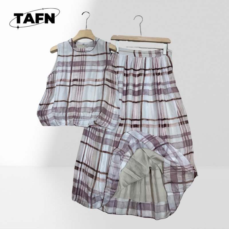 Elegant Women Checkered Two Pi - огляд і ціна Midi Skirt Floral