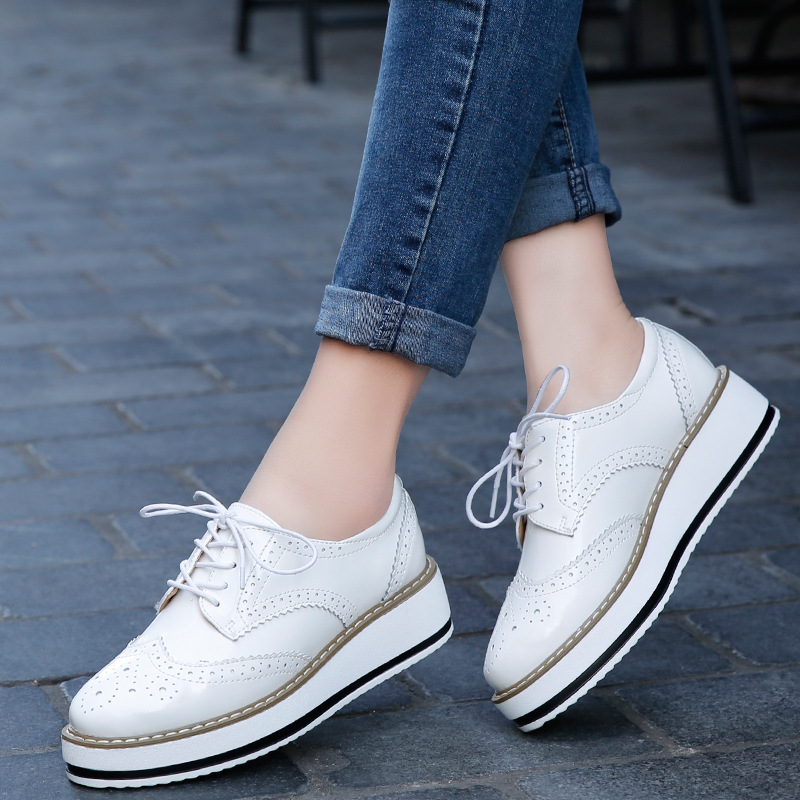 Women Loafers Shoes Leather Th - огляд і ціна Wedge Espadrille Women