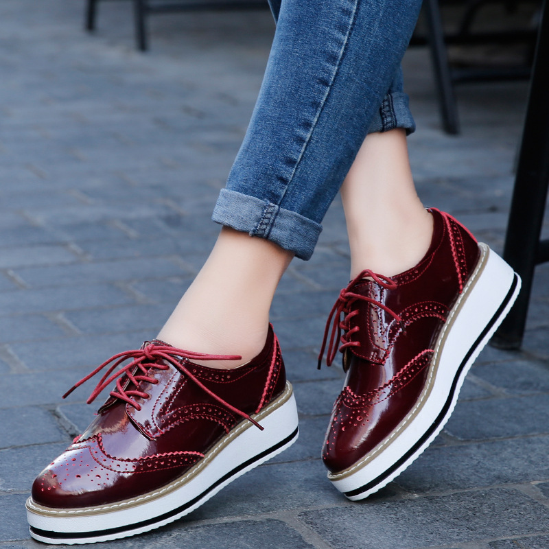Women Loafers Shoes Leather Th - огляд і ціна Wedge Espadrille Women