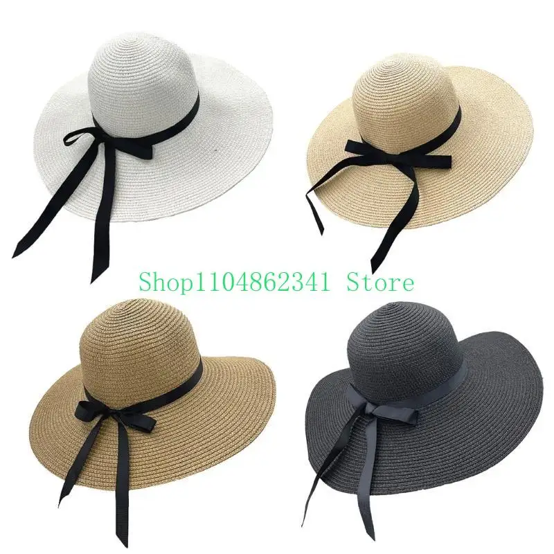 652F Elegant Floppy Straw Hat  - огляд і ціна Hat Floppy Wide